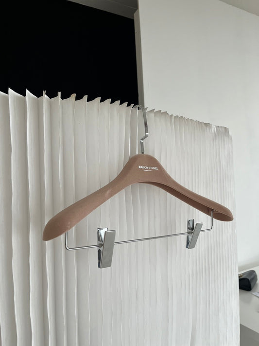 Maison Byrnel Pink Velvet Hanger Bottoms
